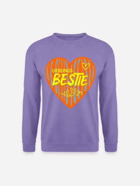Lieblingsfreundin Bestie Freundin - Unisex Pullover - Lavendel