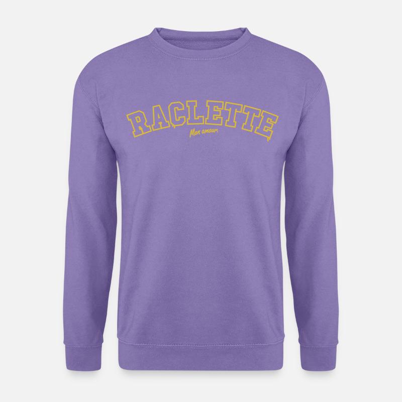 RACLETTE Mon amour. - Unisex Pullover - Lavendel