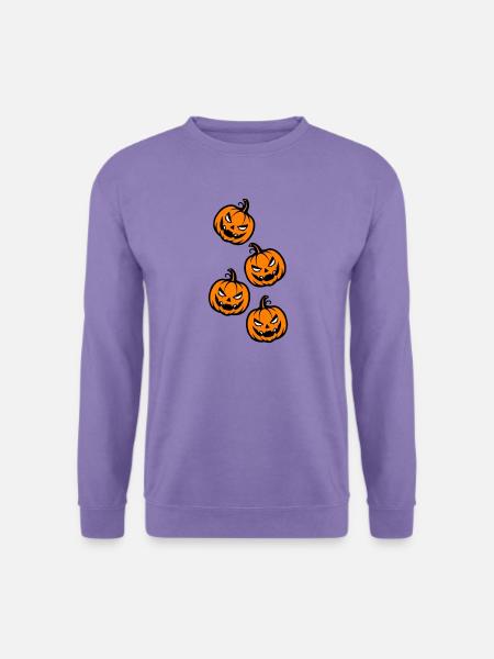 Kürbis Halloween - Unisex Pullover - Lavendel