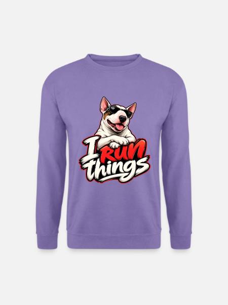 Bullterrier - Unisex Pullover - Lavendel