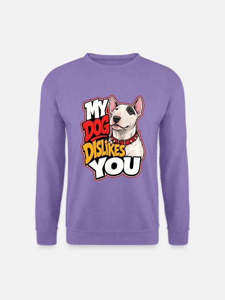 Bullterrier - Unisex Pullover - Lavendel
