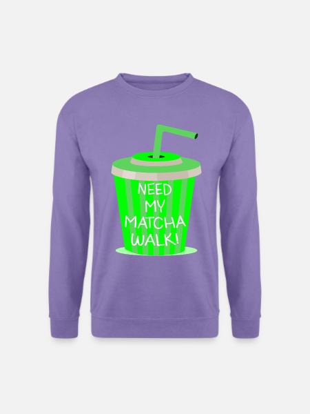 Matcha Walk - Unisex Pullover - Lavendel