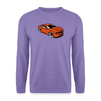 Sportwagen camaro - Unisex Pullover - Lavendel - Vorne