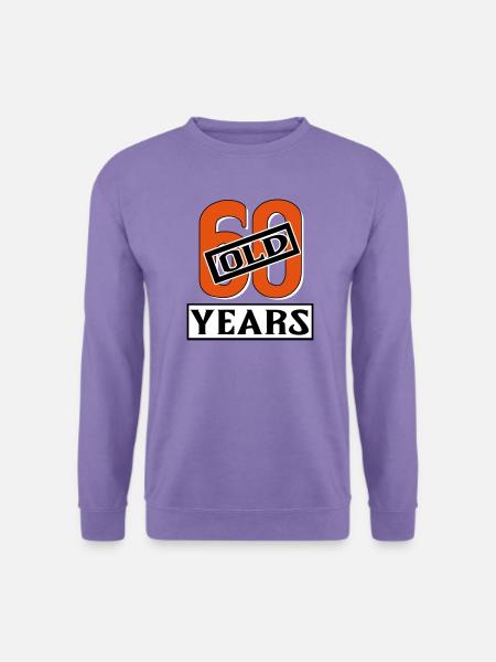 60 years old present sixty - Unisex Pullover - Lavendel
