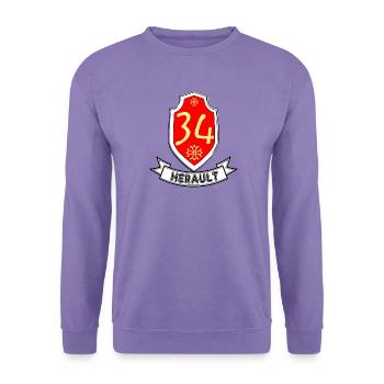 Hérault - Unisex Pullover - Lavendel - Vorne