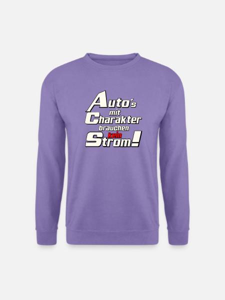 Auto Tuning Schrauber Kult Auto mit charakter (25) - Unisex Pullover - Lavendel