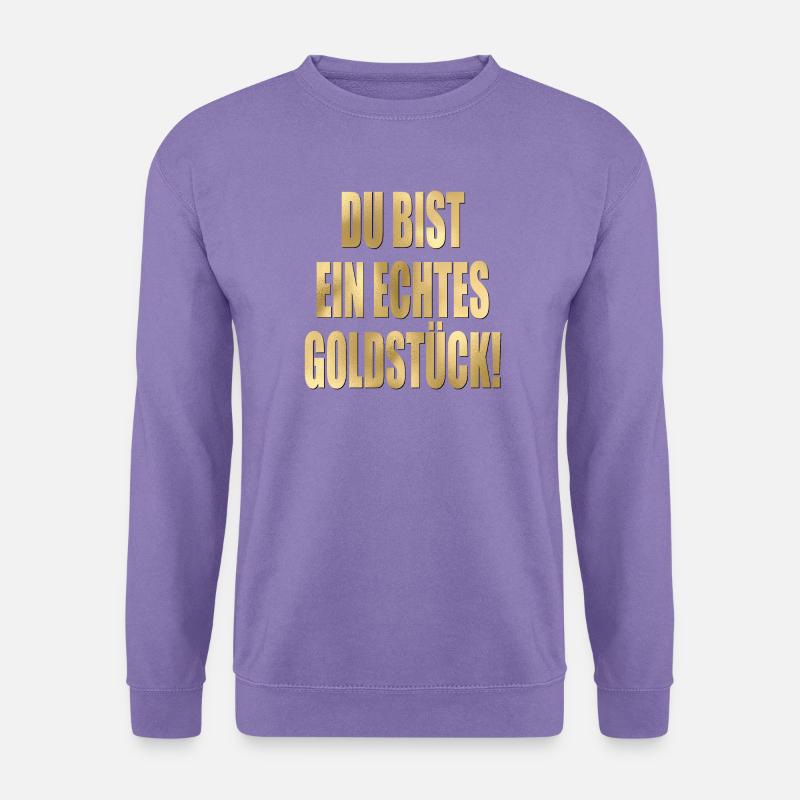 DANKESCHÖN GESCHENKE - KOMPLIMENTE GOLDSTÜCK - Unisex Pullover - Lavendel
