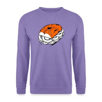 Laugenbrötchen belegt - Unisex Pullover - Lavendel - Vorne