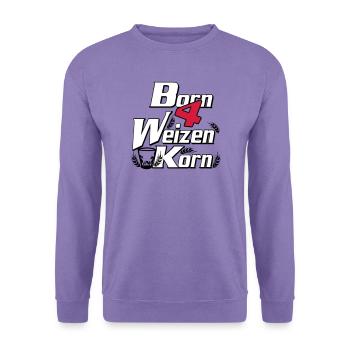 Korn , Party , Weizenkorn , born 4 Korn(25) - Unisex Pullover - Lavendel - Vorne