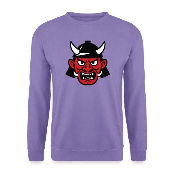 Samurai Devil - Unisex Pullover - Lavendel - Vorne