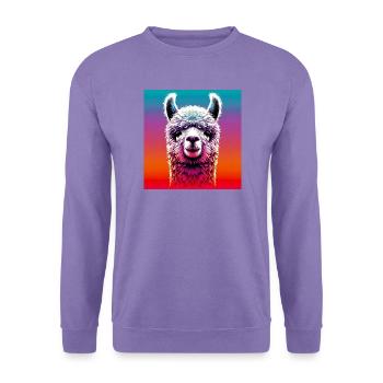 Alpaka - Unisex Pullover - Lavendel - Vorne