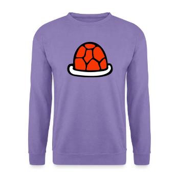 Schildkrötenpanzer ohne Schildkröte süß Panzer - Unisex Pullover - Lavendel - Vorne