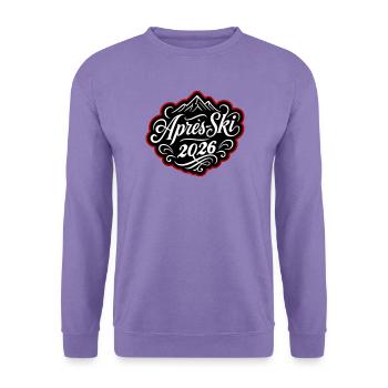 Apres-Ski 2026 Apres Ski - Unisex Pullover - Lavendel - Vorne