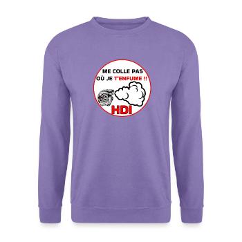 Bleib nicht bei mir, hdi - Unisex Pullover - Lavendel - Vorne