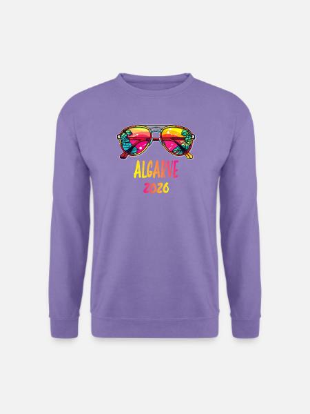 Algarve 2026 Neon Sonnenbrille - Unisex Pullover - Lavendel