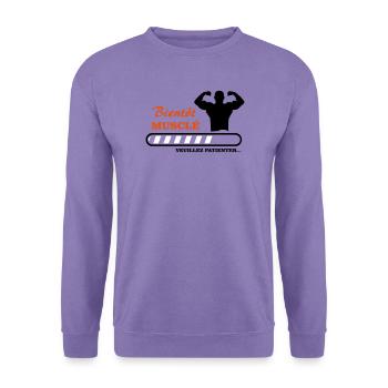 bald muskulös - Unisex Pullover - Lavendel - Vorne