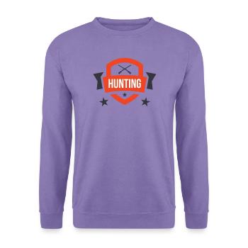 Jagd – Jäger - Unisex Pullover - Lavendel - Vorne