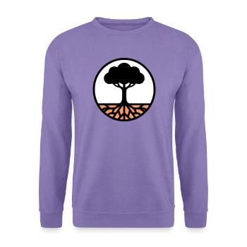 Lebensbaum Kreis Icon - Unisex Pullover - Lavendel - Vorne