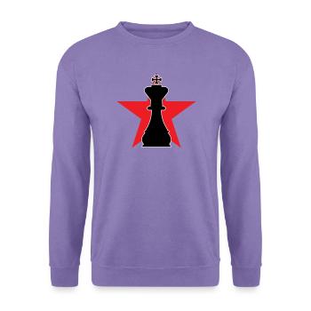 Stratege Großmeister Roter Stern - Unisex Pullover - Lavendel - Vorne