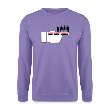 Autoritäre Faust - Unisex Pullover - Lavendel - Vorne