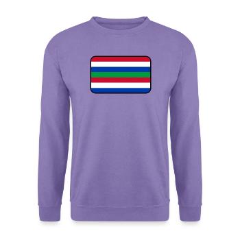 Schier-Flaggenlogo – Inselkleidung - Unisex Pullover - Lavendel - Vorne