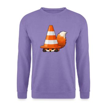 Fuchs unter Konus - Unisex Pullover - Lavendel - Vorne