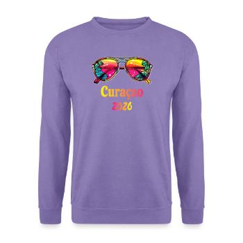 Curacao 2026 Sonnenbrille - Unisex Pullover - Lavendel - Vorne