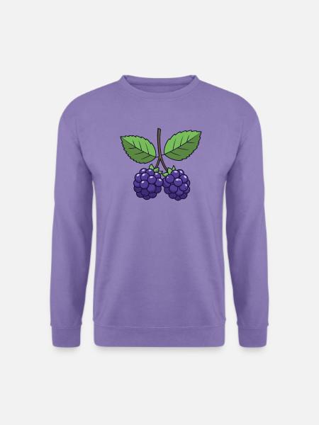 Brombeere Kostüm Karneval Fasching Beeren Lila - Unisex Pullover - Lavendel