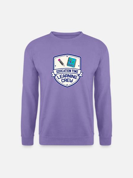 Ausbildungszeit | Learning Crew Shirt - Unisex Pullover - Lavendel