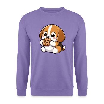Beagle Keks Süßer Cartoon - Unisex Pullover - Lavendel - Vorne