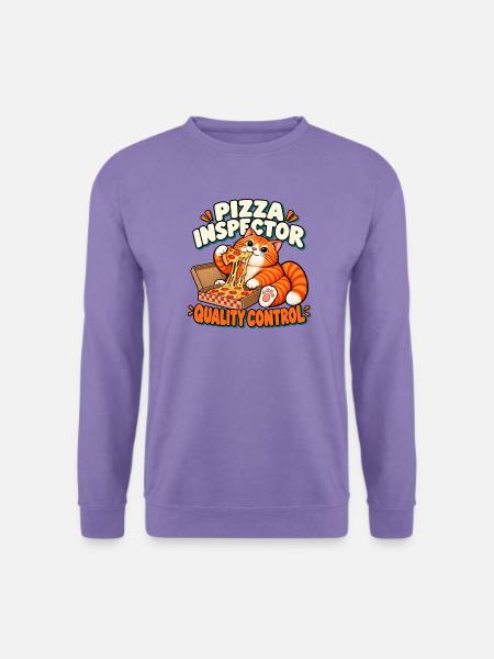 Pizza - Unisex Pullover - Lavendel