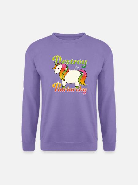 Destroy the Patriarchy - Unisex Pullover - Lavendel