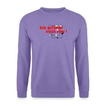 Ich erfinde mich neu - Unisex Pullover - Lavendel - Vorne