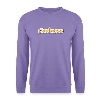 coolness claim Vectorgraphic - Unisex Pullover - Lavendel - Vorne