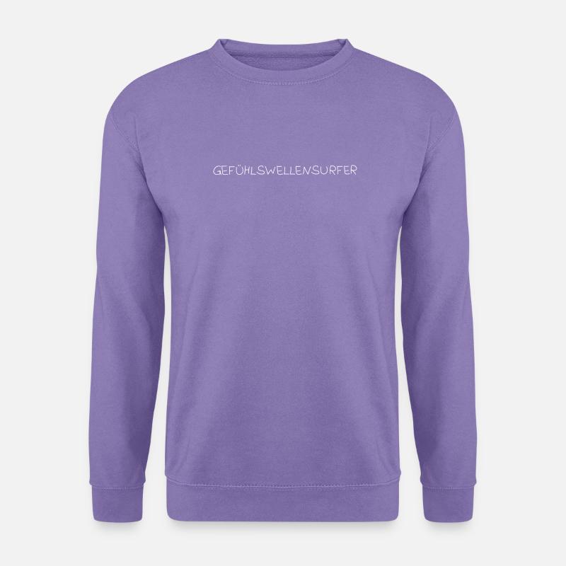 Gefühlswellensurfer - Unisex Pullover - Lavendel