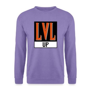 level up nerd cod - Unisex Pullover - Lavendel - Vorne