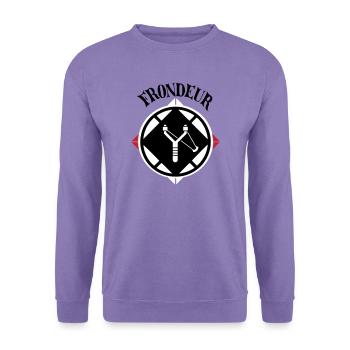 Slinger-Emblem - Unisex Pullover - Lavendel - Vorne