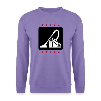 Staubsauger Putzen - Unisex Pullover - Lavendel - Vorne