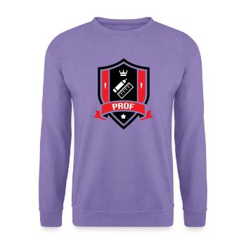 Akademisches Wappen Professor Couronne - Unisex Pullover - Lavendel - Vorne