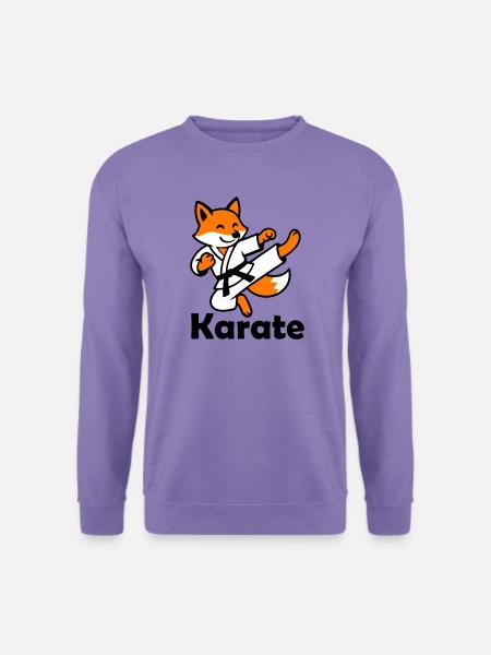 Karate Fuchs - Unisex Pullover - Lavendel