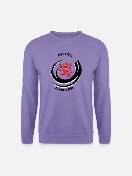 Emblem Poitou Charentes - Unisex Pullover - Lavendel