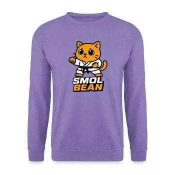 Katzenkämpfer im Dojo - Unisex Pullover - Lavendel - Vorne