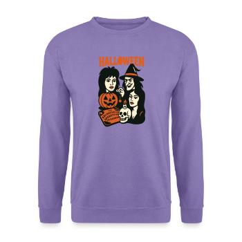 Halloween Hexen - Unisex Pullover - Lavendel - Vorne