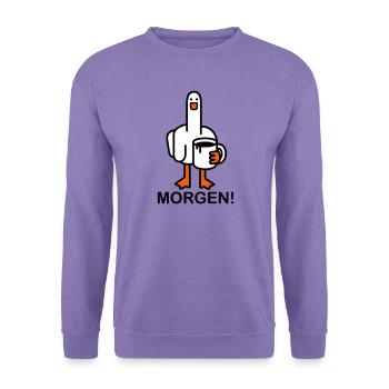 Guten Morgen! - Unisex Pullover - Lavendel - Vorne