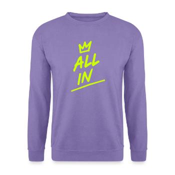 ALL IN - Unisex Pullover - Lavendel - Vorne