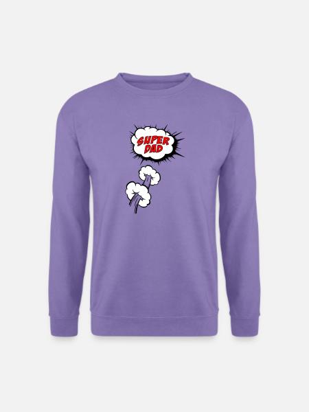 Super-Papa - Unisex Pullover - Lavendel