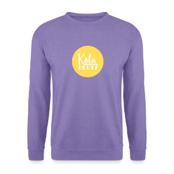 Köln Deutz retro Style - Unisex Pullover - Lavendel - Vorne