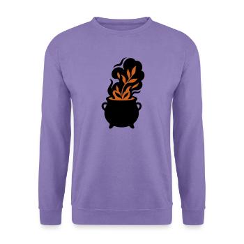 Hexenkessel Zaubertrank Logo - Unisex Pullover - Lavendel - Vorne