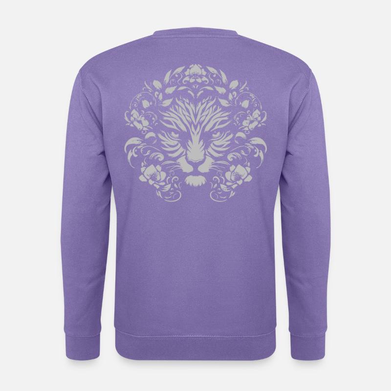 Baumgesicht Ornament - Unisex Pullover - Lavendel