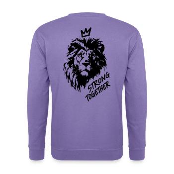 Strong Together - Unisex Pullover - Lavendel - Hinten